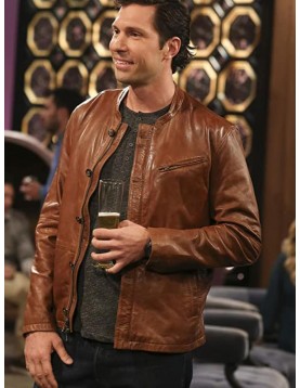 Brian Thomas Smith The Big Bang Theory Brown Leather Jacket