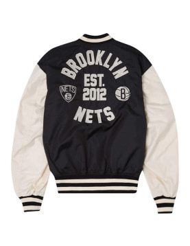 Brooklyn Nets New Era Bomber Jacket