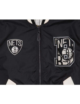 Brooklyn Nets New Era Bomber Jacket