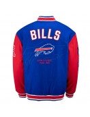 Buffalo Bills Blue and Red Varsity Wool Jacket