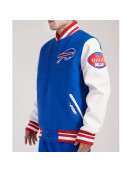 Buffalo Bills Old English Classic Rib Varsity Jacket