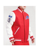 Buffalo Bills Old English Classic Rib Varsity Jacket