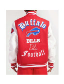 Buffalo Bills Old English Classic Rib Varsity Jacket