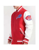 Buffalo Bills Old English Classic Rib Varsity Jacket