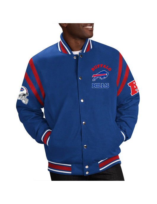 Buffalo Bills Tailback Blue Varsity Jacket