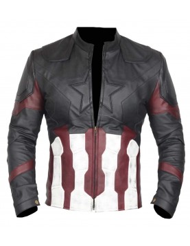 Captain America Infinity War Leather Costume Jacket