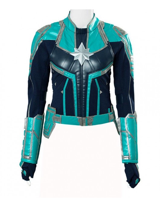 Captain Marvel Green Jacket