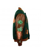 Carrots Arlington Heights Green & Brown Varsity Jacket