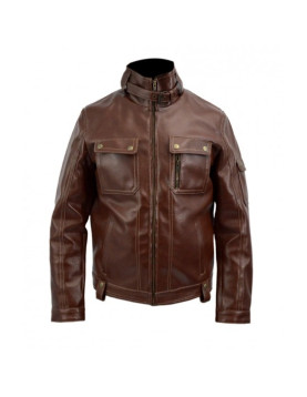 Chad Gangsters Kingdom Spade IV Leather Jacket