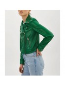 Charity Lawson The Bachelorette Green Leather Jacket