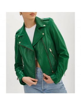 Charity Lawson The Bachelorette Green Leather Jacket