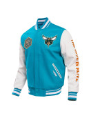 Charlotte Hornets 2023/24 City Edition Teal Varsity Jacket