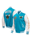 Charlotte Hornets 2023/24 City Edition Teal Varsity Jacket