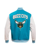 Charlotte Hornets 2023/24 City Edition Teal Varsity Jacket