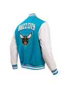 Charlotte Hornets 2023/24 City Edition Teal Varsity Jacket