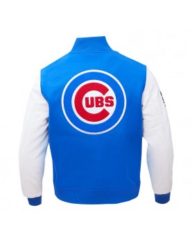 Chicago Cubs Home Town Blue Wool Varsity Jacket