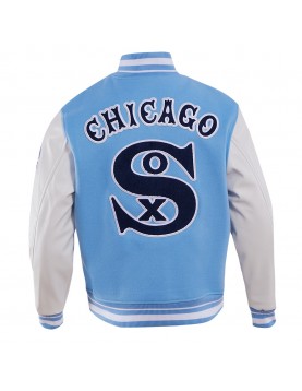 Chicago White Sox Retro Classic Blue Wool Varsity Jacket