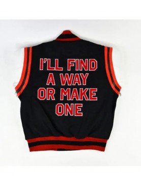 Clark Atlanta University Motto 2.0 Varsity White And Black Jacket