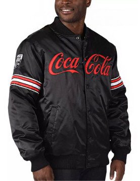 Coca Cola Black Bomber Jacket