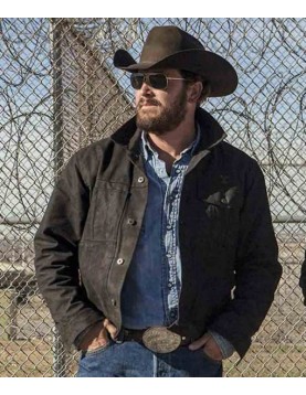 Cole Hauser Yellowstone Black Jacket