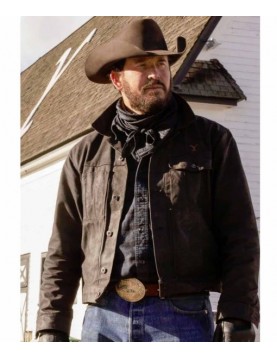 Cole Hauser Yellowstone Black Jacket