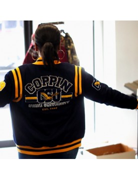 Coppin St. University Unisex Varsity Jacket