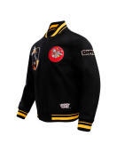 Daffy Duck Looney Tunes Freeze Max Black Varsity Jacket