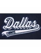 Dallas Cowboys Script Tail Classic Rib Varsity Jacket