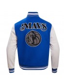 Dallas Mavericks 2023/24 City Edition Royal Varsity Jacket