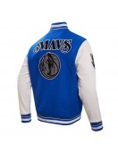 Dallas Mavericks 2023/24 City Edition Royal Varsity Jacket