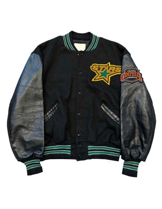 Dallas Stars 90’s Black Varsity Jacket