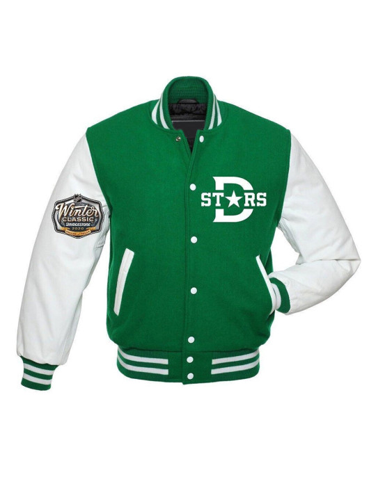 Dallas Stars Varsity Wool/Leather Jacket