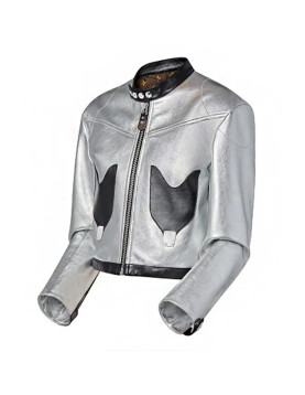 Dawn Staley Silver Leather Jacket