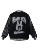 Death Row Records Chair Logo Black Varsity Jacket