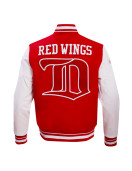 Detroit Red Wings Retro Classic Rib Varsity Jacket