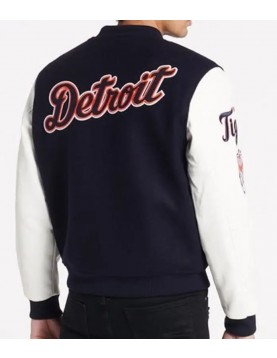 Detroit Tigers Logo Varsity Jacket