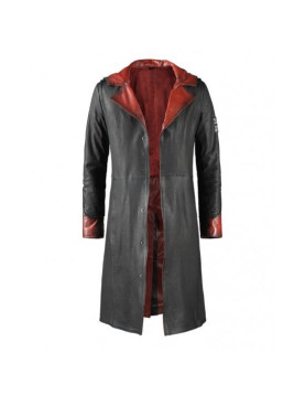 Devil May Cry 5 Dante Leather Trench Coat Costume