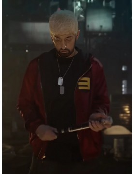 Eminem Red Hooded Houdini Jacket