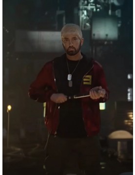 Eminem Red Hooded Houdini Jacket