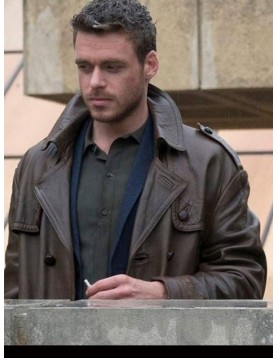 Eternals Ikaris Brown Leather Car Coat