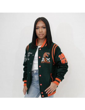 FAMU Florida A&amp;M University UNISEX Varsity Jacket