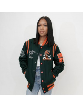 FAMU Florida A&amp;M University UNISEX Varsity Jacket