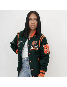 FAMU Florida A&amp;M University UNISEX Varsity Jacket