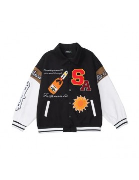 Faith and Lies Varsity Jacket