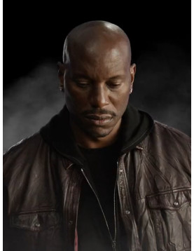 Fast X Tyrese Gibson Brown Leather Jacket