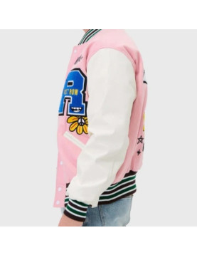 First Row Varsity Pink Jacket