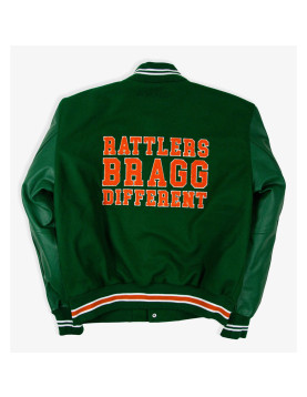 Florida A&amp;M University Motto Green Varsity Jacket