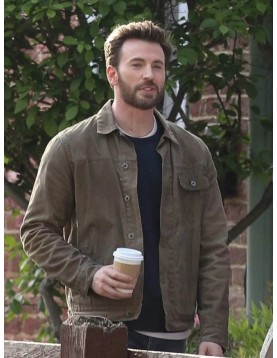 Ghosted Chris Evans Brown Jacket