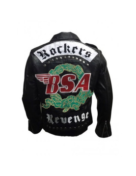 George Michael BSA Faith Rockers Revenge Leather Jacket