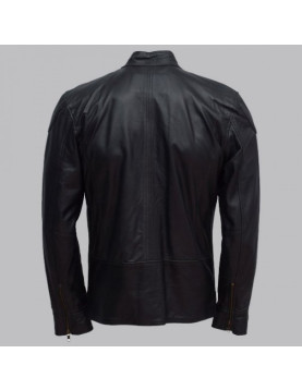 Gerard Butler Black Leather Jacket